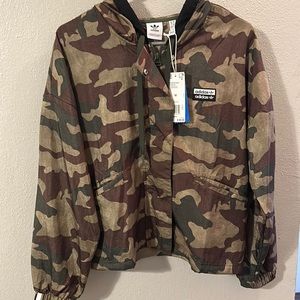Adidas camo windbreaker